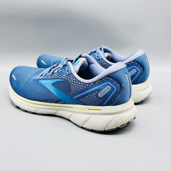 Brooks Ghost 14 Shoes Womens 10 Blue Mesh Running Sneakers Cushion Athletic - Picture 6 of 12